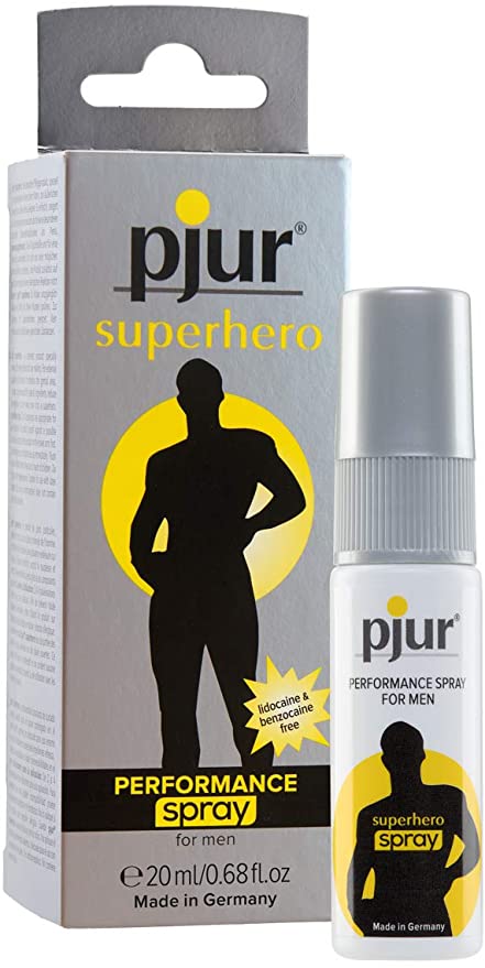 Chai xịt chống xuất tinh sớm Pjur SuperHero Strong