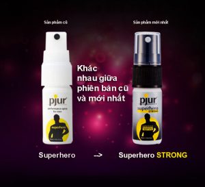 Chai xịt chống xuất tinh sớm Pjur Super Hero giúp nam giới Chai xịt chống xuất tinh sớm Pjur Super Hero giúp nam giới