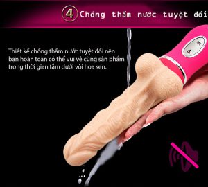 Dương vật giả tự thụt, silicon mềm - Ailighter Charge - Gunshop