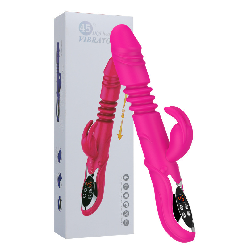 Dương vật giả rung thụt, phát nhiệt Rabbit Vibrator