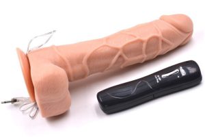 Dương vật giả silicon gắn tường Super Man rung ngoáy 8.1 inch