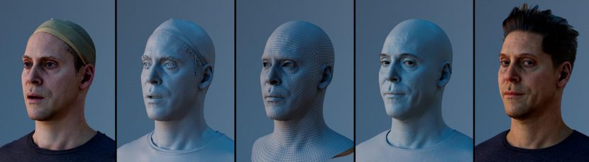 công nghệ CGI và kỹ thuật ghép hình - Quy trình thực hiện kỹ thuật thay thế